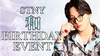 和 BIRTHDAY EVENT